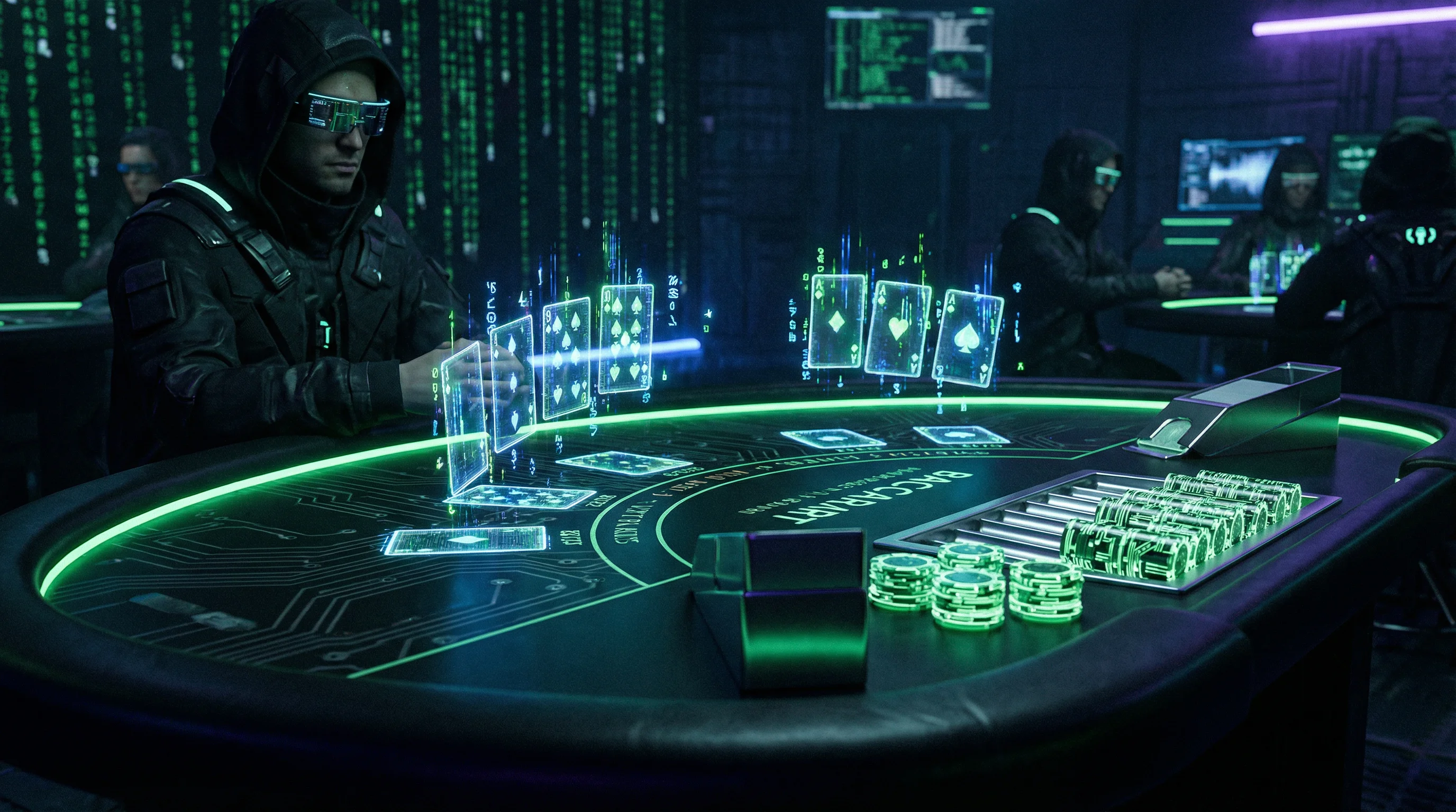 Mesa de bacará Betcris con código promocional